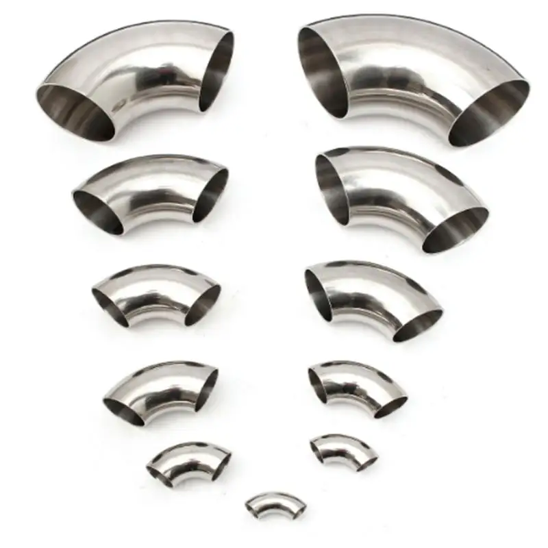 3//4/" 1/" 1-1//4/" 2/" 3/" SS304 anitary Welding Elbow 90 Degree Fitting for Homebrew