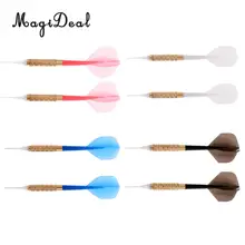 MagiDeal 8 штук 14 граммов пластиковые защитные мягкие наконечники Дартс для мягкого дартборда и электронный дартс 4 смешанных цветов