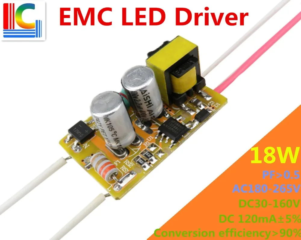 

9W 12W 15W 18W LED Tube and Bulb lamp Constant Current Driver CE CCC EMC RoHS High Quality non-isolated Power Supply 5PCs/lot