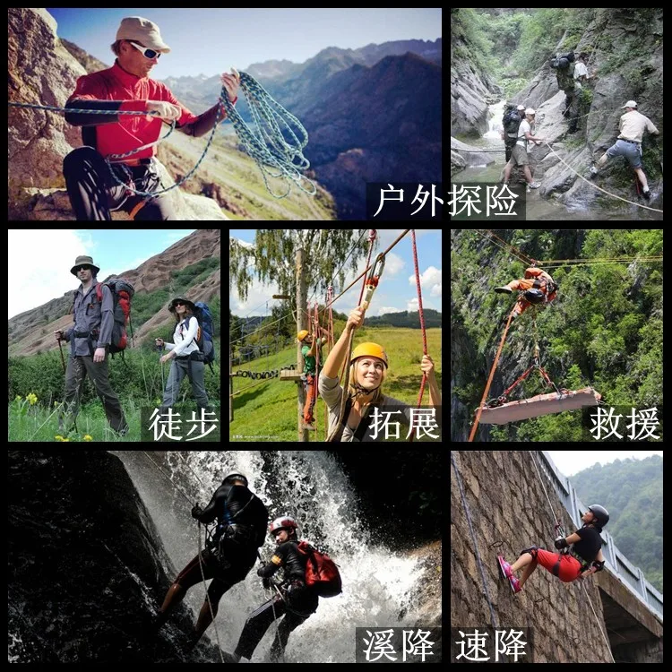 عالية الجودة البوليستر 10.5 ملليمتر القطر في الهواء الطلق ثابت تسلق حبل + 2 السنانير حبل ل تسلق الصخور الاكسسوارات تسلق الجبال عالية الجودة البوليستر 10.5 ملليمتر القطر في الهواء الطلق ثابت تسلق حبل + 2 السنانير حبل ل تسلق الصخور الاكسسوارات تسلق الجبال