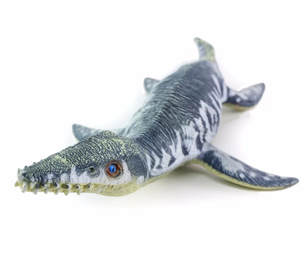 Sea Life Liopleurodon динозавр игрушка мягкая ПВХ фигурку ручная роспись животных Модель Коллекция Классические игрушки для детей подарок