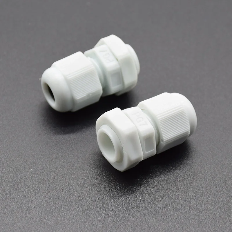 10 шт. IP68 белый PG7 PG9 PG11 PG13.5 PG16 для 3 6.5mm 14 мм провод кабель CE водонепроницаемый
