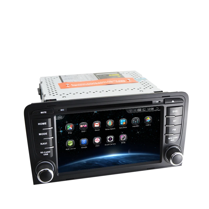 Flash Deal Android 9.0 Octa Core 7 Inch Car DVD Player Stereo System For Audi A3 S3 With 3G WIFI Canbus Radio FM AM Radio GPS Navigation 5