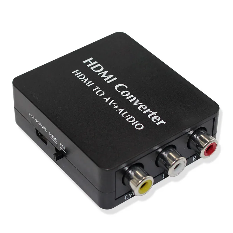 HDMI на AV + Опора аудио конвертера SPDIF и коаксиальные аудиовыходы NTSC PAL для ТВ/ПК/PS3/Blue