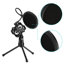 1 шт. микрофон держатель фильтра палка Настольный штатив Стенд анти-спрей сетка комплект PS-2