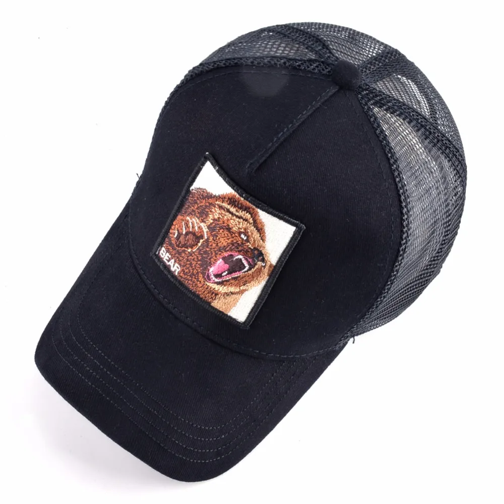للجنسين Snapback قبعات الرجال تنفس شبكة القبعات للنساء التطريز الدب قبعة بيسبول الرجل القطن الهيب هوب العظام سائق الشاحنة غورا للجنسين Snapback قبعات الرجال تنفس شبكة القبعات للنساء التطريز الدب قبعة بيسبول الرجل القطن الهيب هوب العظام سائق الشاحنة غورا