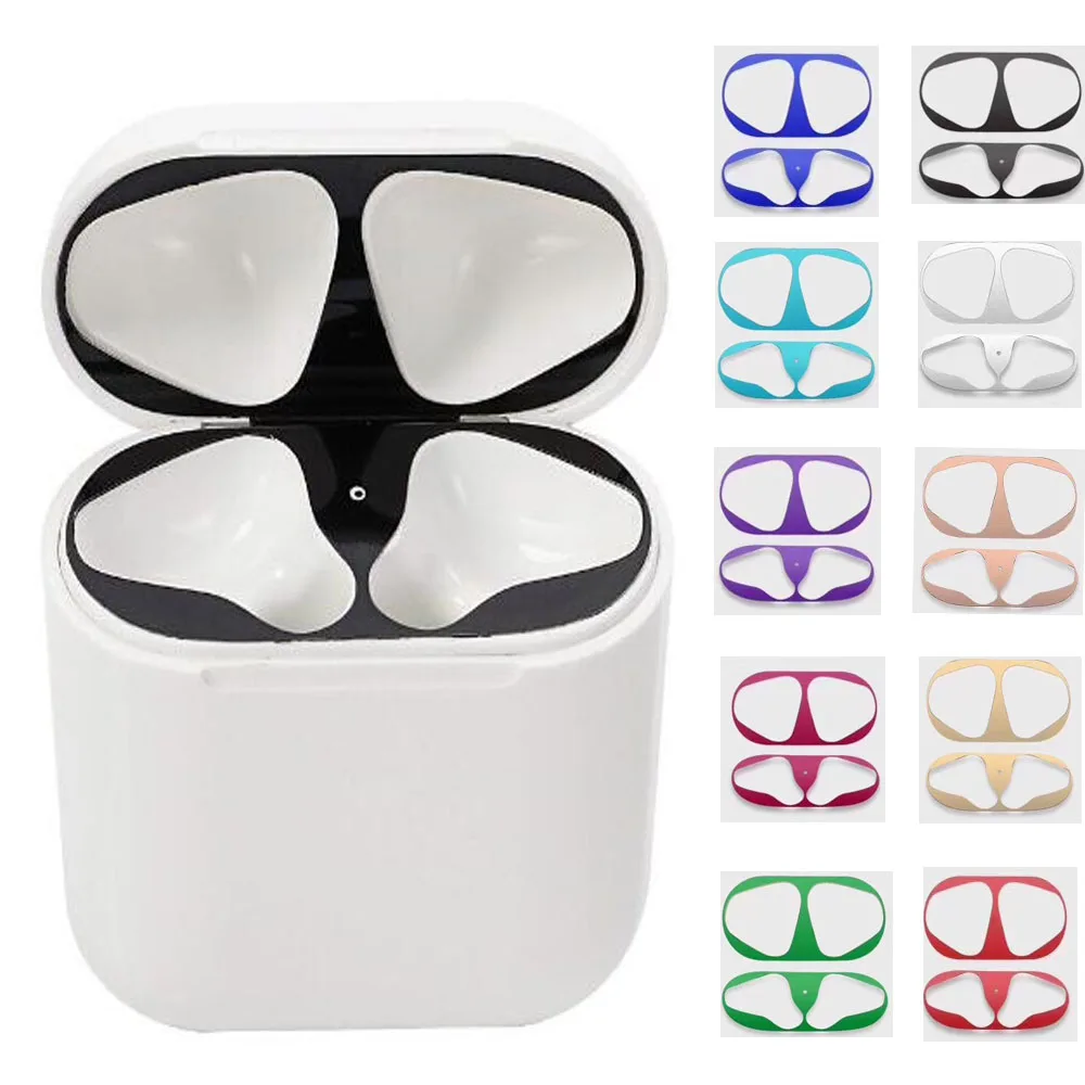 

Metal Dust Guard for Apple AirPods Case Cover Accessory Protection Sticker Skin Protecting AirPods from Iron Metal Shavings