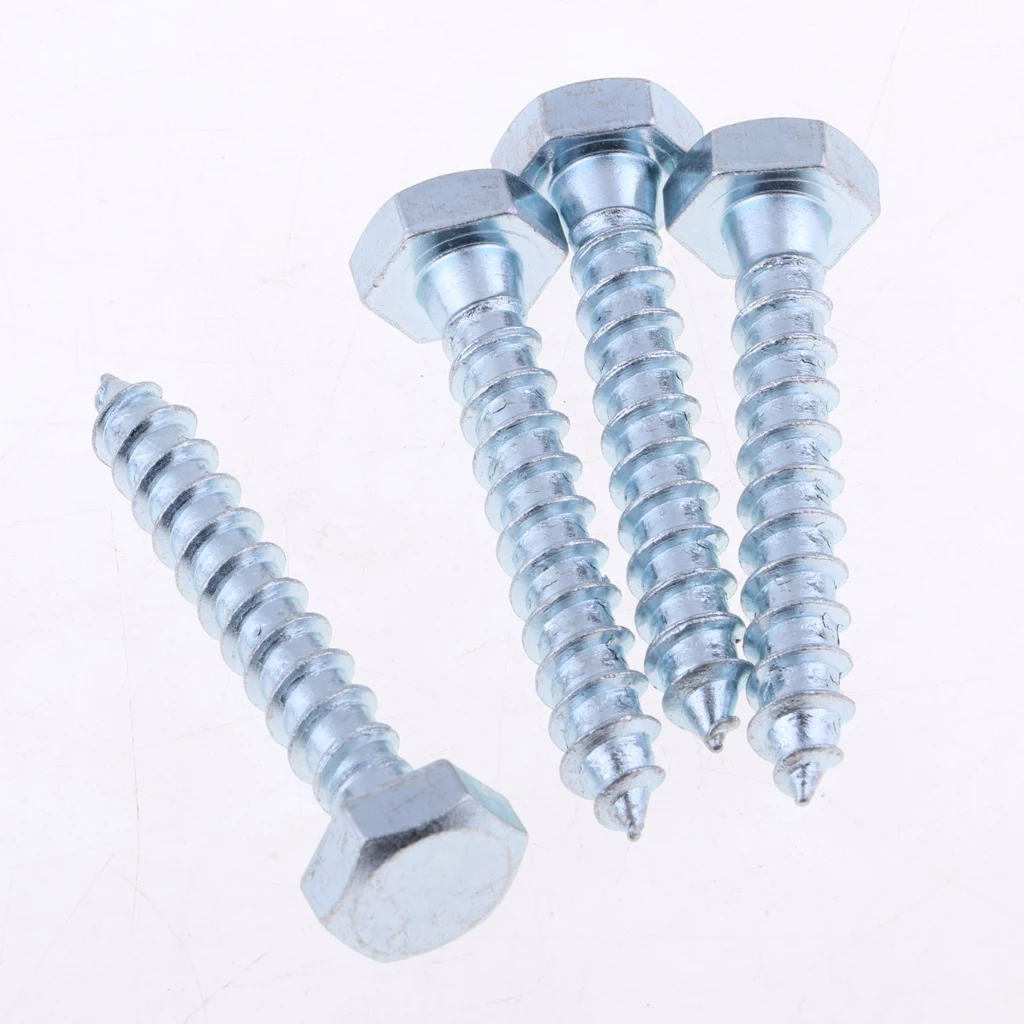Perfeclan 1 Pair Swing Hanging Hooks Chain Anti-rust Hammock Ceiling Kits With 4 Screws for Swings Sandbag 