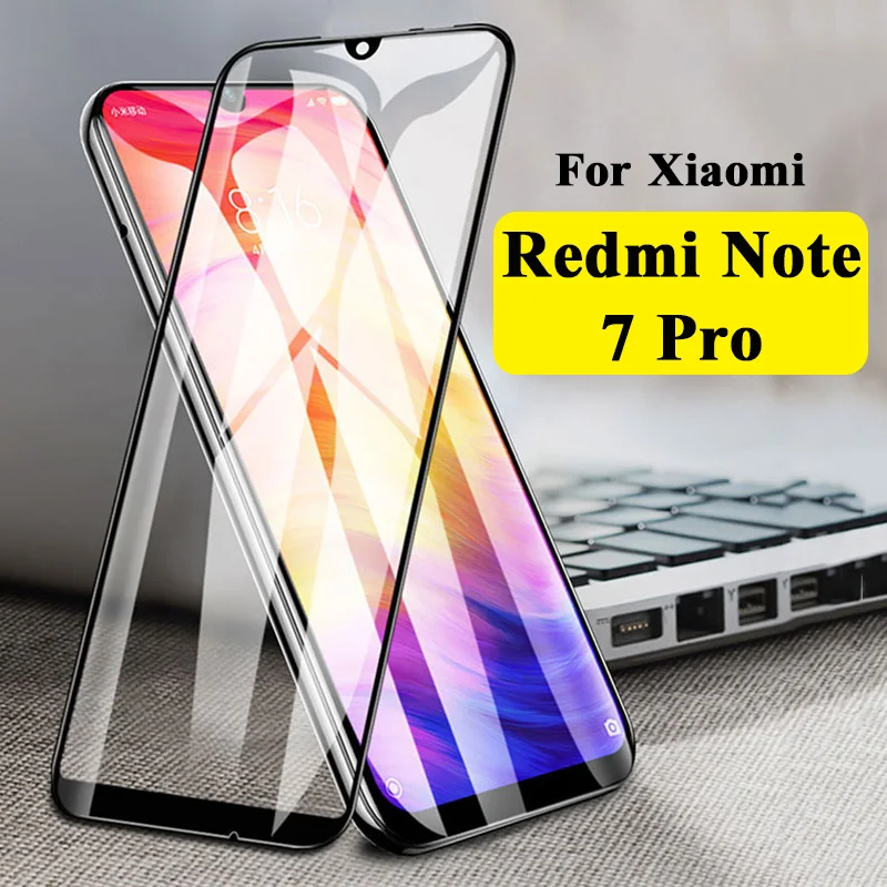 Protective glass on for xiaomi redmi note 7 pro safety xiomi note7 ...