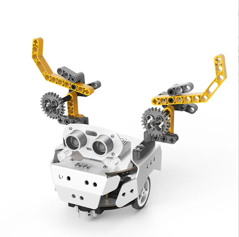 Светодиодная лампа DIY Scratch Programming Robot Car различные формы креативное образование