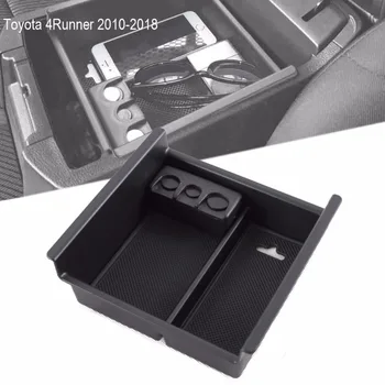 

4Runner Center Console Tray for Toyota 4Runner 2010-2018 Console Organizer Stowing Tidying Armrest Storage Box with Coin Holder