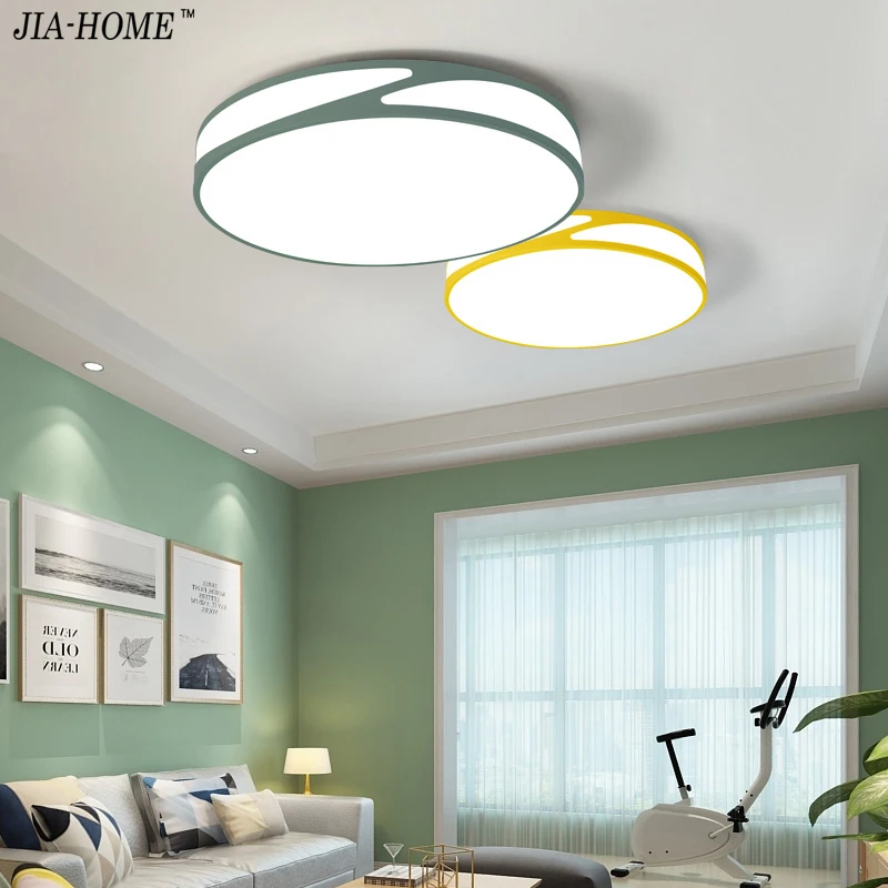 

Ceiling Lights For Living Room Bedroom six color body in round shape Lighting Ceiling Lamp Fixture corridor Home Decor fixtures