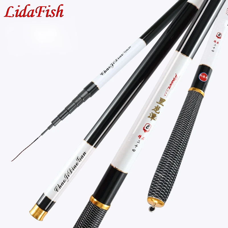 

2019 New Ultra-hard Ultra-lightweight Fishing Rod 3.6-7.2M Stream Fishing Rod Telescopic Fishing Pole