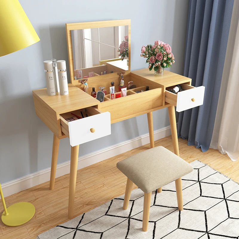 Луи Мода комоды спальня мини современный минималистский Многофункциональный откидной стол скандинавский мини стул для макияжа