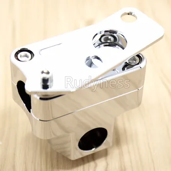 

1X Chrome Handlebar Stand Post Clamp Riser for Ruckus 50 Zoomer Scooter NPS50 Models