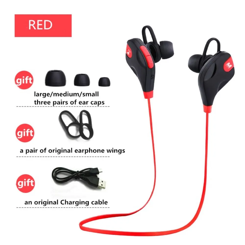 Kopen Bluetooth V4.2 mini Draadloze Stereo Oortelefoon Ruisonderdrukking Headset buitensporten Oordopjes voor Android IPhone Xiaomi A1 Samsung