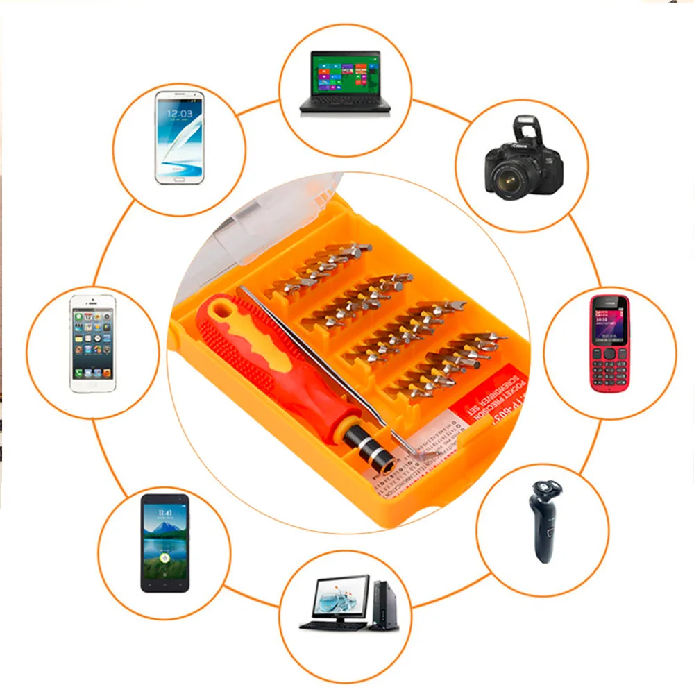 Outad Brand New Precision 32 In 1 Hardware Screw Driver Tool Sets