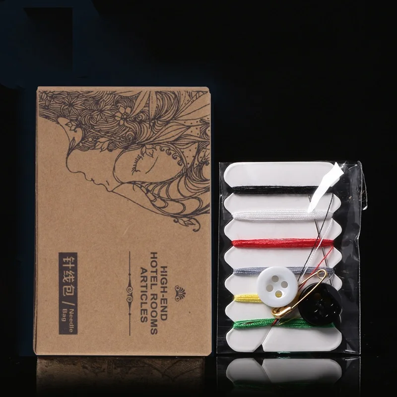 Hotel-disposable-supplies-disposable-portable-sewing-kit-sewing-bag-With-Kraft-paper-Box-wholesale-made-environmental (3)
