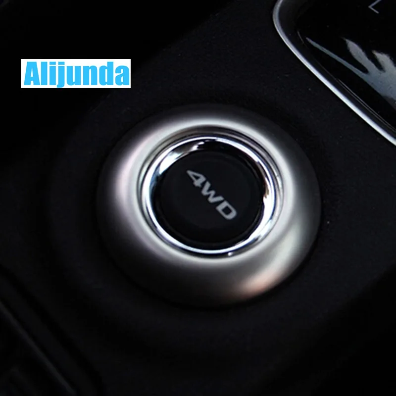 Наклейка на кнопки Alijunda для Mitsubishi Outlander 2013 2014 отделка из нержавеющей стали