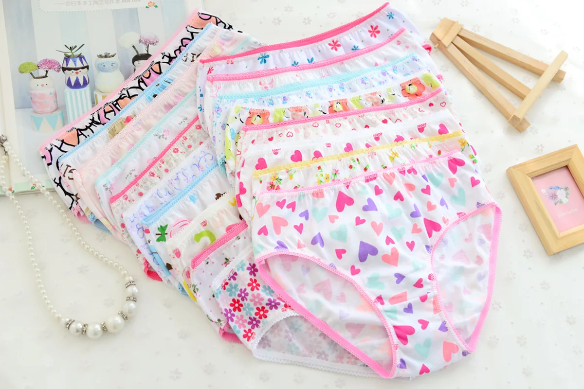 3pcs pack 2016 Fashion New Baby Girls Underwear Cotton Panties For Girls Kids Short font b