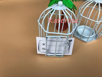 

FREE SHIPPING(10pcs/Lot)+"Spring Song" Birdcage Tealight/Place Card Holder Wedding&Bridal Party Decoration Favors
