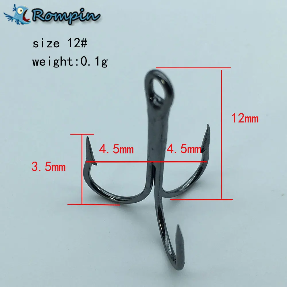 Carbon Steel Fishing Hook Fishhooks, Carbon Steel Treble Hooks