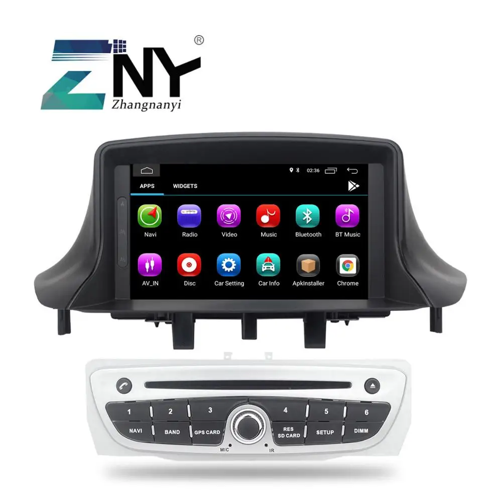 Sale 7" HD Android 8.1 Car DVD For Renault Megane 3 2009 2010 2011 2012 2013 2014 2015 Fluence Radio WiFi GPS Navigation Rear Camera 3