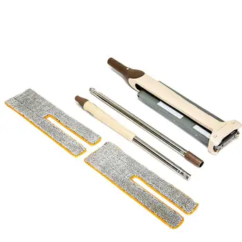 

Double Sided Free Hand Washing Flat Mop Wooden Floor Mop Dust Push Mop Home Cleaning Tools 2O98