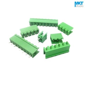 

100Pcs 16P 5.08mm Pitch Open Sides Vertical Straight Pin Male Wire Terminal Block Connector