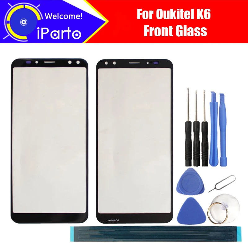 5 99 дюймов Oukitel K6 спереди Стекло Экран объектив 100% Оригинальная | Отзывы и видеообзор