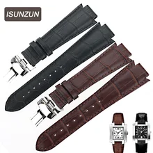 Часы isunzun ремешок для Tissot 1853 T60 ремешок из натуральной кожи для мужчин и женщин 14 мм ремешок для часов Модные Ремешки для наручных часов