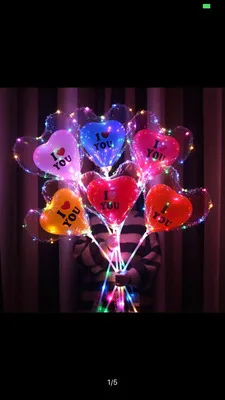 Вечерние блестящие яркие Воздушные шары ручной волнистый шар Ins Bobo, светодиодный ночной рынок, праздничные вечерние принадлежности W1 - Цвет: 2