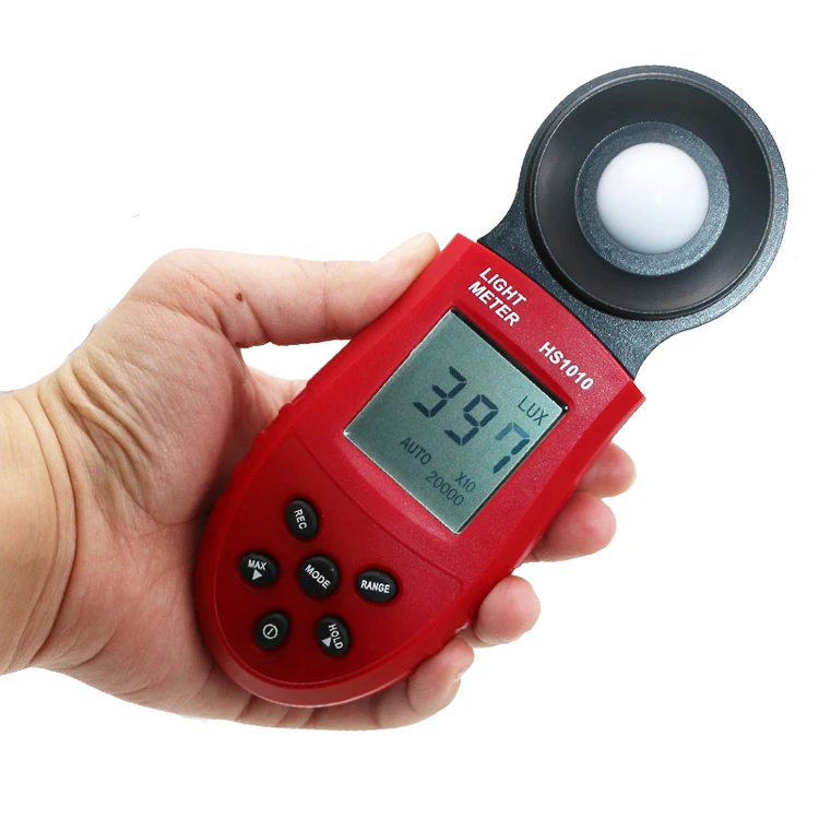 HS1010 Новый 200,000 люкс Digital Light Meter Luxmeter метров люминометр фотометр Lux FC