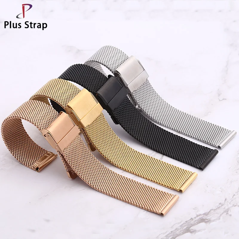 

Plus Strap Campus Aimplicity Multi Size 316L Stainless Steel Fashion Style Watch Strap DW For Men Women 4 Colors Watchband