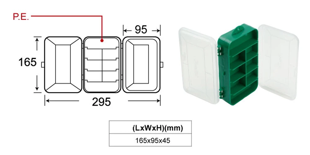 Pro'skit 103-132C утилита коробка для хранения компонентов многофункциональное удобное размещение деталей ящик для хранения инструментов