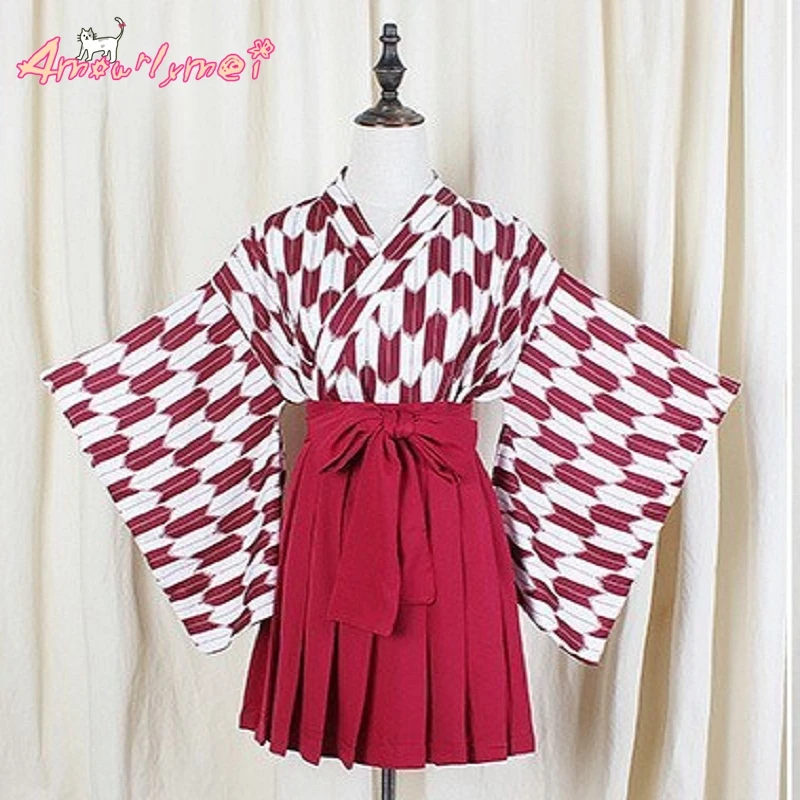 

2018 Summer New Women Skirt Japanese Anime Cosplay School Uniform JK High Waist Pleated Skirt Mori Girl Lolita Saias Femininas