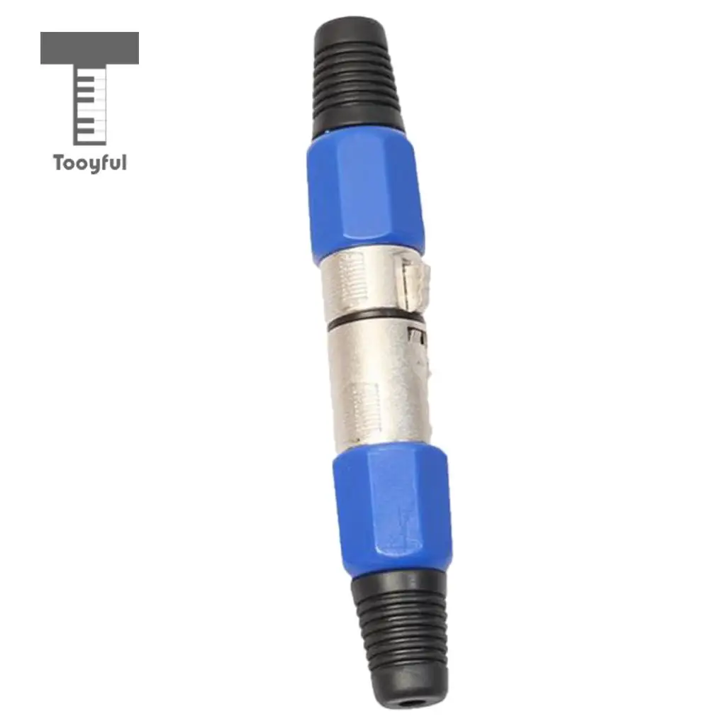 10 Pairs XLR Male & Female Microphone Plug Audio Cable Adapter Connector for Guitar Mixer
