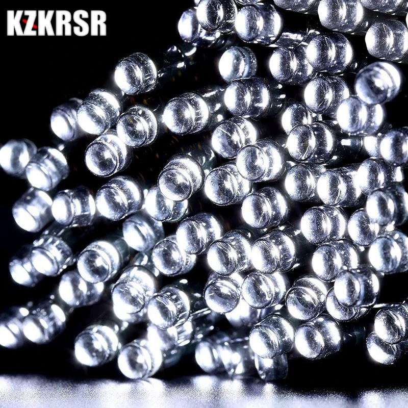 

52M 500Led Fairy Garland light IP67 Waterproof LED Solar Powered String Lights For Outdoor Wedding Christmas Home Decoration