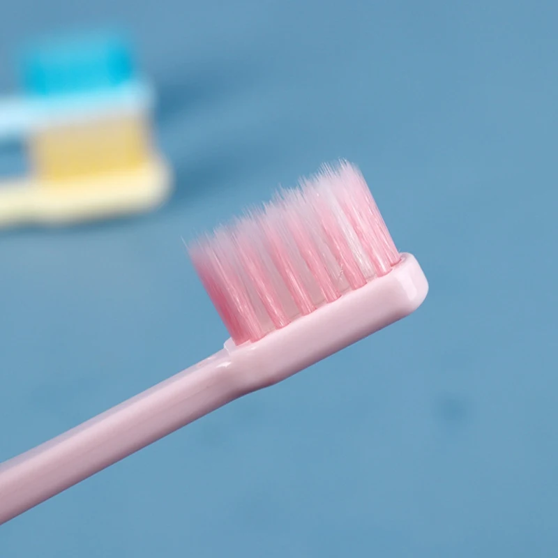 3 шт. милые однотонные Детские зубные гигиена полости рта Уход зубная щетка с мягкой щетиной