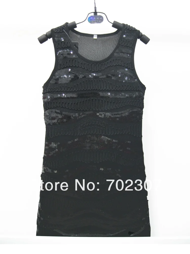 

wholesale  2016 new baby Girls black lace sequin dress , good price  free shipping   4pcs/lot  S46