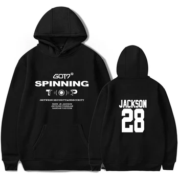 

GOT7 Printed Letter Men Oversized Hoodie Harajuku Jackson Kpop Hoodies Sweatshirt Women/men Hip Hop Poleron Hombre Streetwear