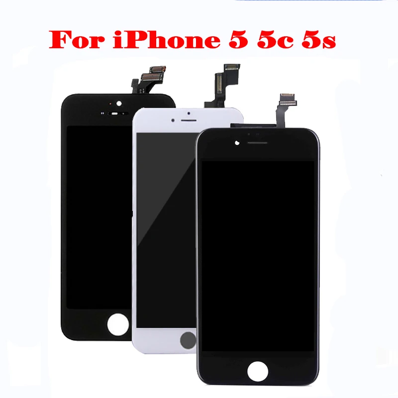 AAA + качественный ЖК-дисплей для iPhone 5 ЖК-экран 5S дигитайзер кодирующий