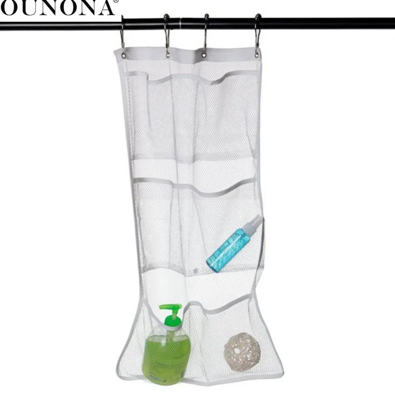 OUNONA Dry Hanging Shower Hanging Mesh Organizer Bath ...
