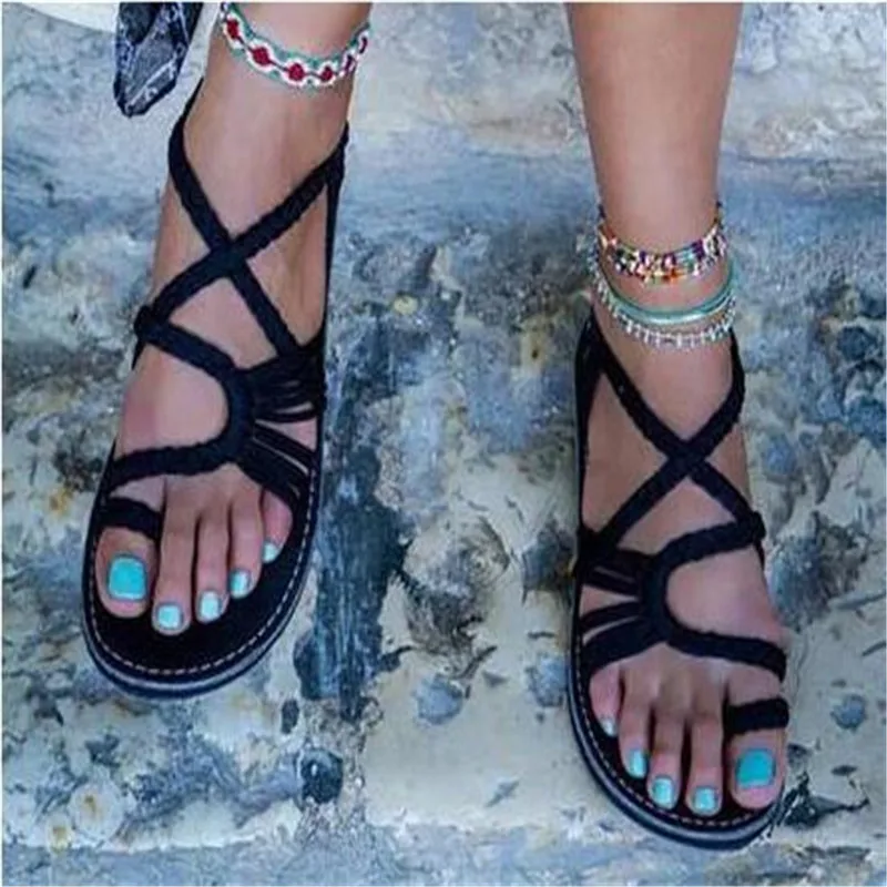 

BBZAI Summer shoes woman Fashion Show Sandals Buckle Peep Toe Casual Fashion Slingbacks zapatos Eur 36-44