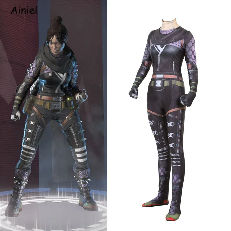 Игра Apex Legends маскарадные костюмы костюм для Хэллоуина с длинным рукавом