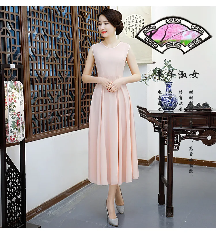 Для женщин кружева долго Cheongsam китайское традиционное платье леди Сельма Qipao Женская Свадебная Вечеринка Oriental платье 90
