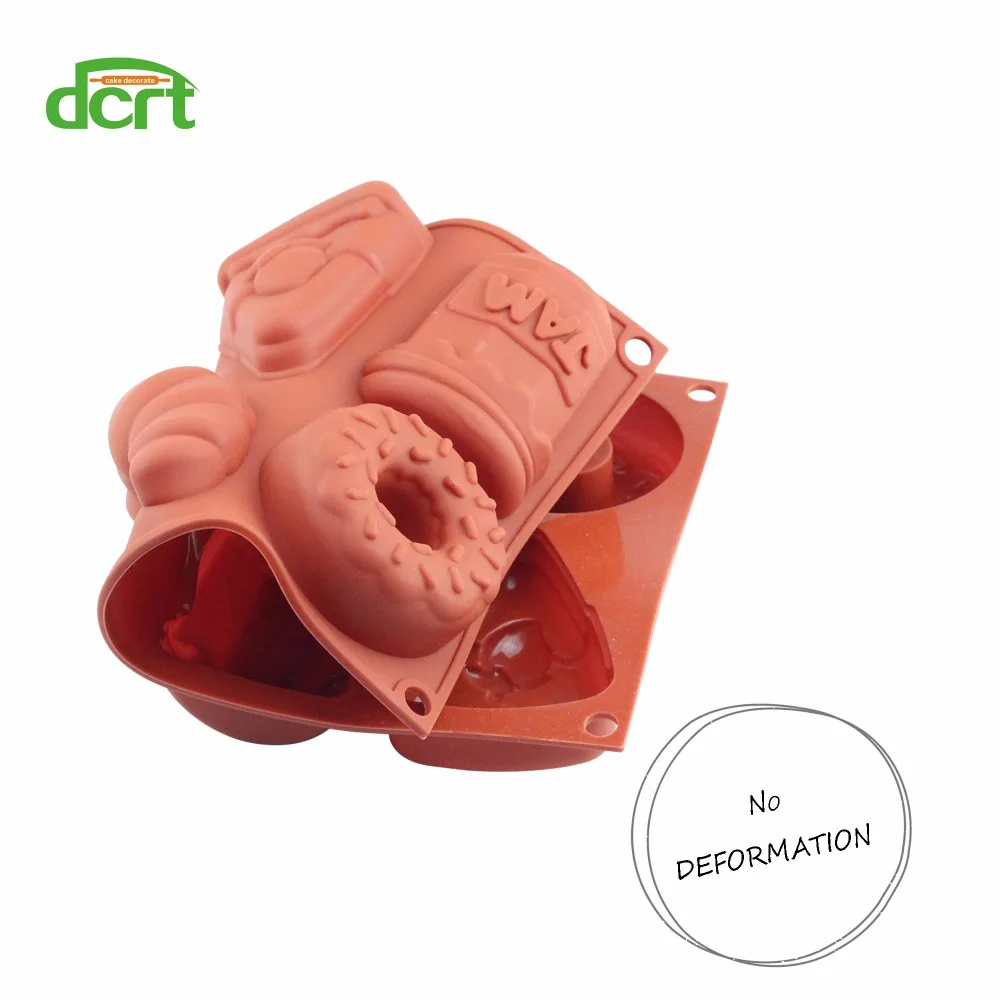 Силиконовая Рождественская форма для круассанта DIY рождественская торта