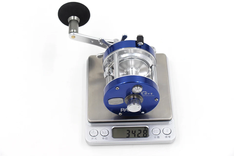 Carretéis da Carcaça de Isca de Pesca 6 + 1bb Direita Baitcasting Reel Barco Tambor Corrico Pesca Marítima Enfrentar 5.2: 1 14 De Isca de Pesca Pesca Marítima Enfrentar