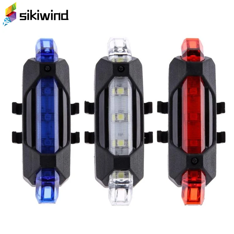 

Hot Selling USB Rechargeable Bike LED Tail Light Bicycle Safety Cycling Warning Rear Lamp bike accessories Z70