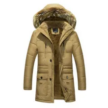 Зимние мужские хлопковые модные парки тонкие плюс мужские хлопковые куртки военные плюс кашемир теплые парки куртка пальто 110cy